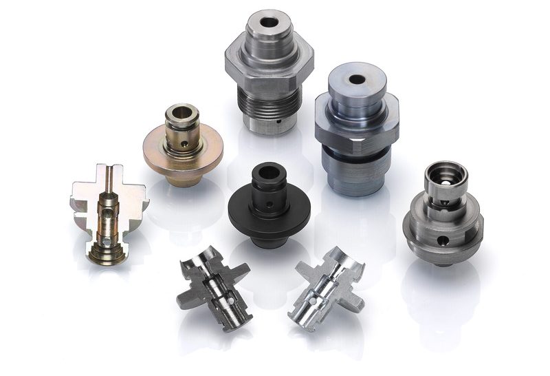 Machined valve and actuator parts