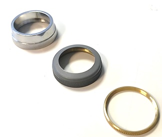 Machined electrical parts and rings